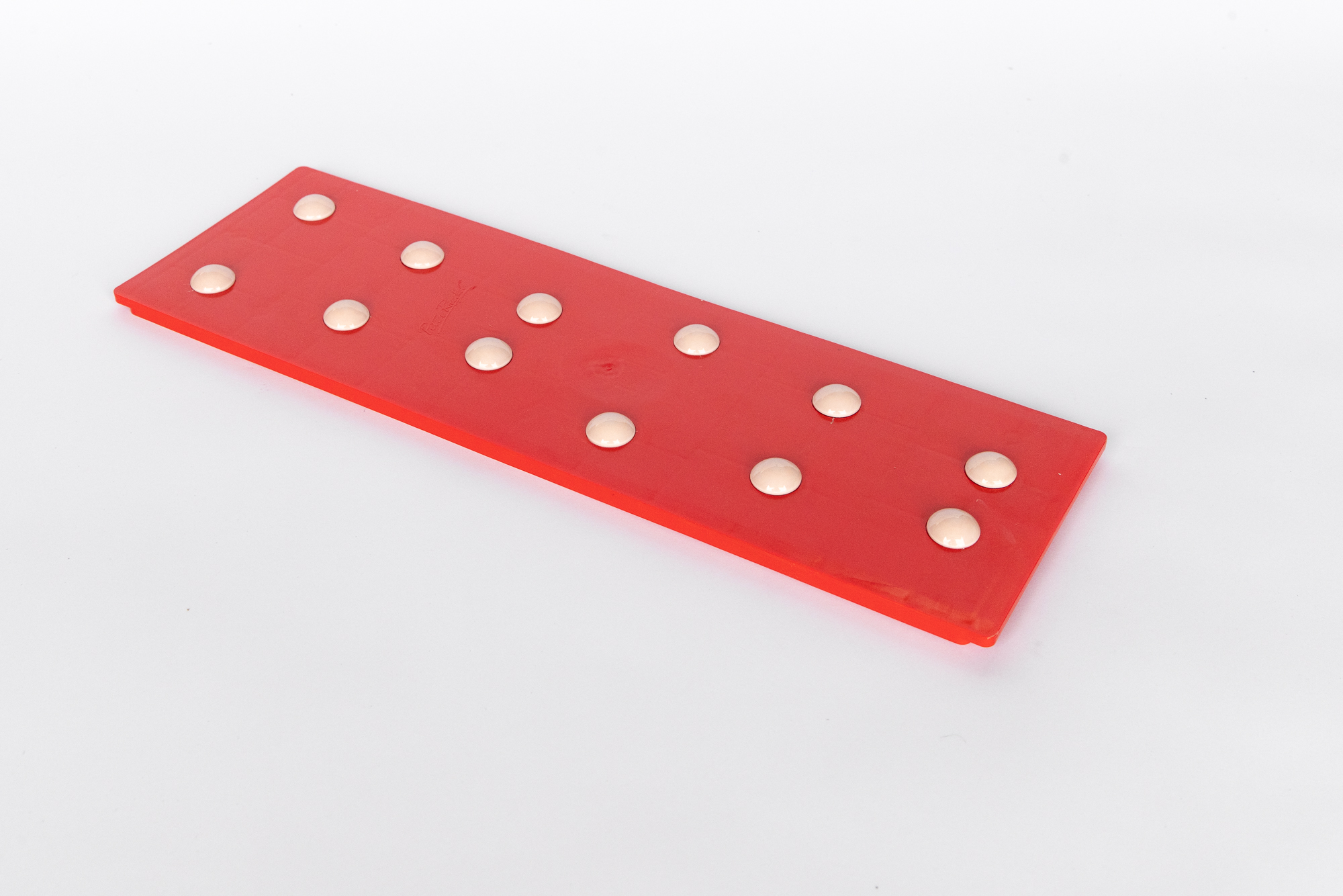 Gleitplatten rot mit Noppen